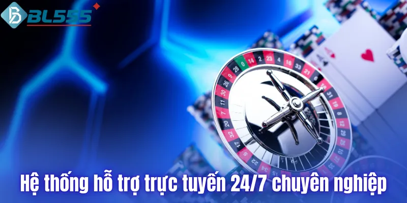 Hệ thống hỗ trợ trực tuyến 24/7 chuyên nghiệp